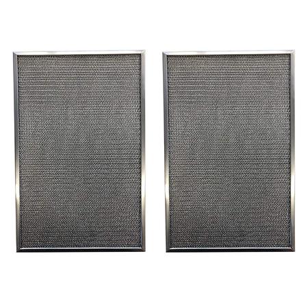 DURAFLOW FILTRATION Replacement Aluminum Filters 6x23x3/8 A60142-2 Pack